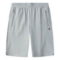 Men's FILA Classic Business Knit Casual Gray Shorts F11M121608F-GY