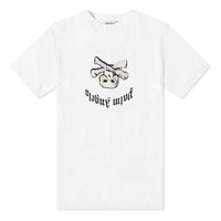 PALM ANGELS Skull Tee Printing Short Sleeve White PMAA001F194130290188