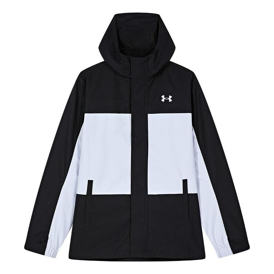 (GS) Under Armour 3-In-1 Jacket 'Black White' 224310603