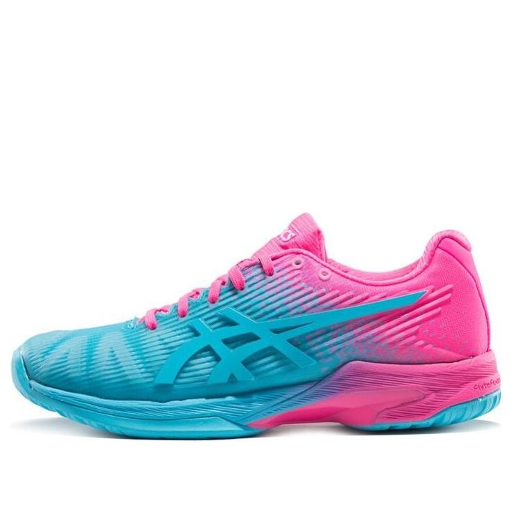 (WMNS) ASICS Gel-Solution Speed FF L.E. Running Shoes 'Blue Pink' 1042A024-400