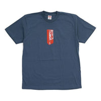 Supreme FW18 Payphone Tee Slate Public Phone Printing Short Sleeve Unisex Blue SUP-FW18-466