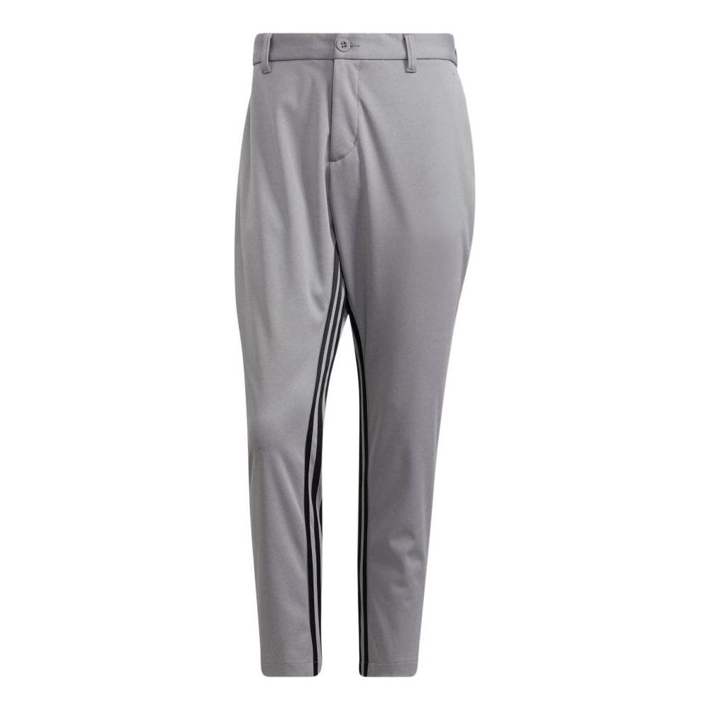 adidas Solid 3-Stripes ankle pants 'Grey' GV3562