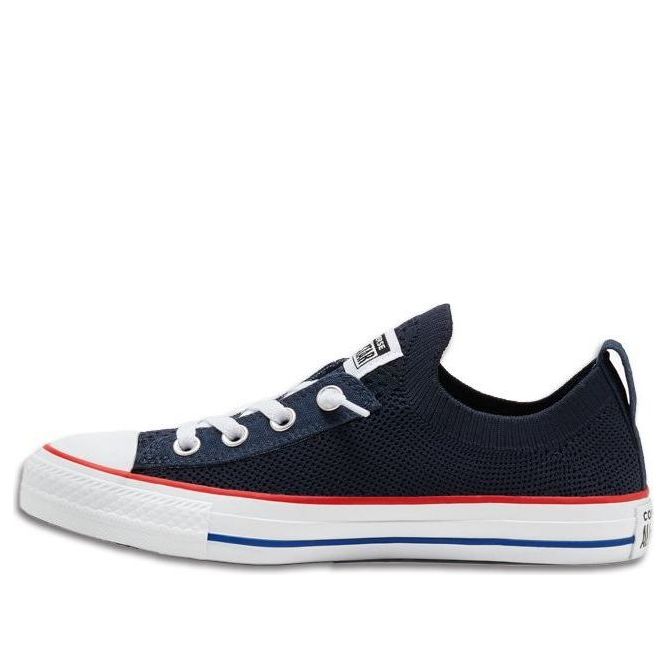 (WMNS) Converse Shoreline Knit Slip Chuck Taylor All Star Black White Sneakers 'Black White' 567027F