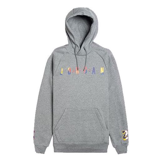 Air Jordan Jumpman DNA Logo Printing Sports Gray AT9981-091
