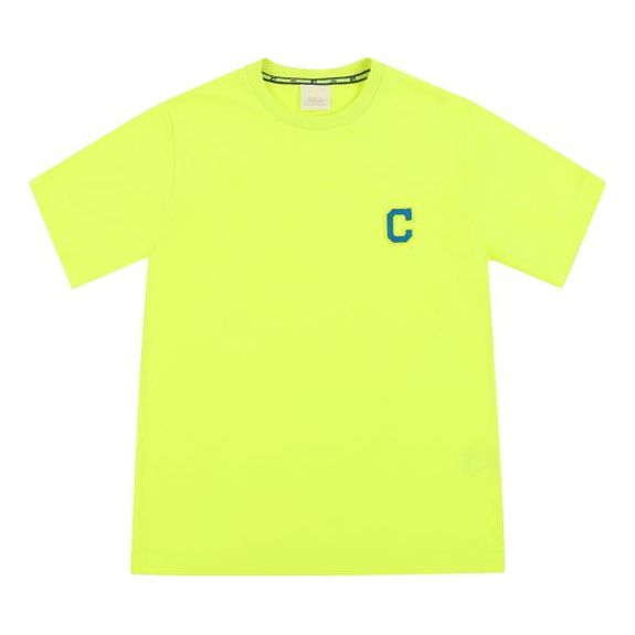 MLB Cleveland Indians Cleveland Guardians Basic Round Neck Short Sleeve Unisex Yellow 31TS05031-45Y
