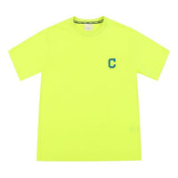 MLB Cleveland Indians Cleveland Guardians Basic Round Neck Short Sleeve Unisex Yellow 31TS05031-45Y