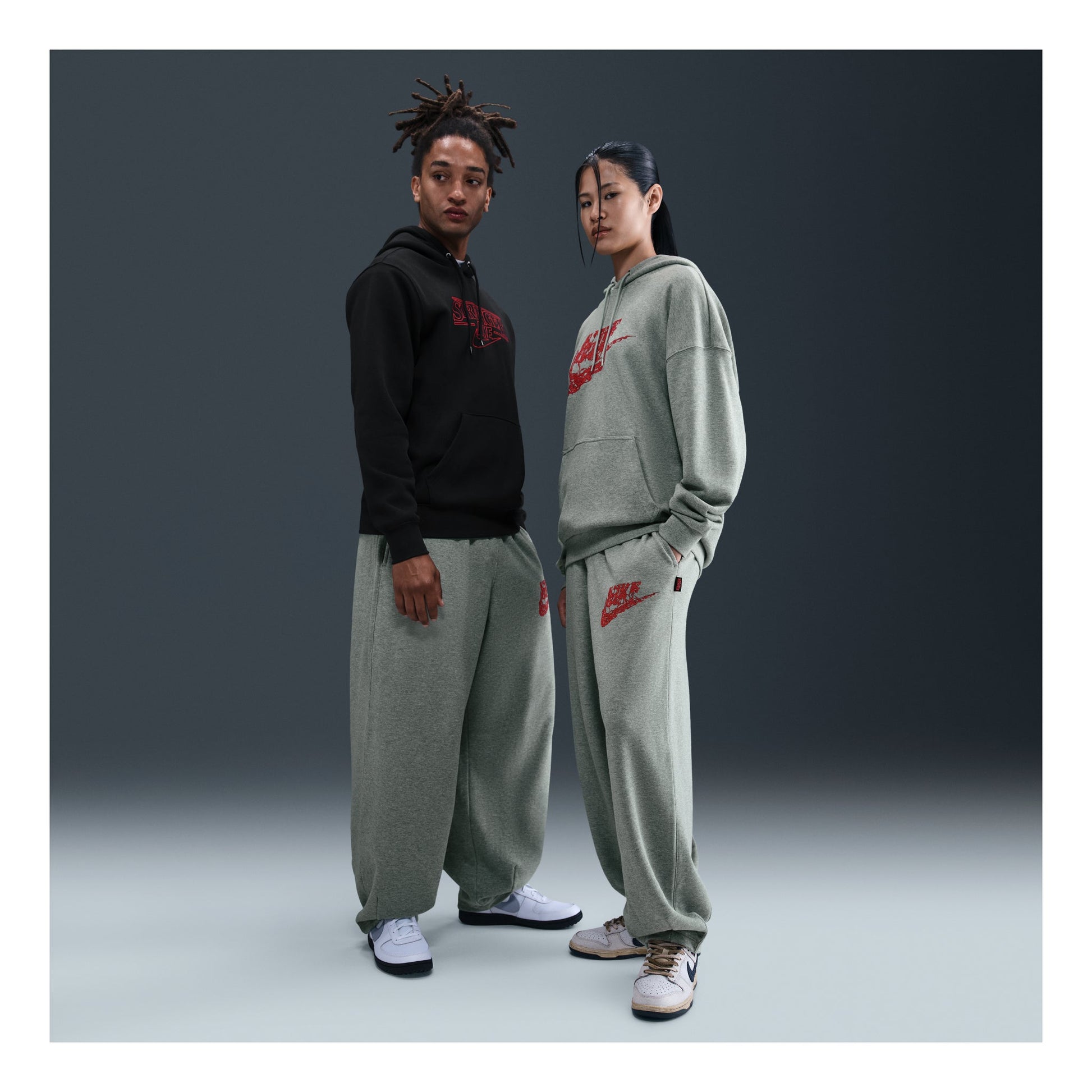 Nike x Stranger Things Sweatpants 'Grey' IB5668-063