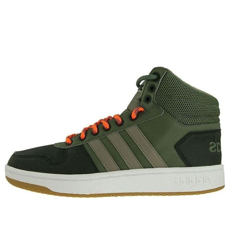 adidas Hoops 2.0 Mid 'Green Orange' B44614