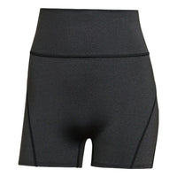 (WMNS) adidas Yoga Lux Fire Super High-Waisted Shorts Asia Sizing 'Black' HS8810
