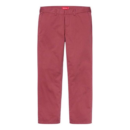 Supreme FW19 Week 1 Work Pant Casual Long Pants Unisex Purple SUP-FW19-131