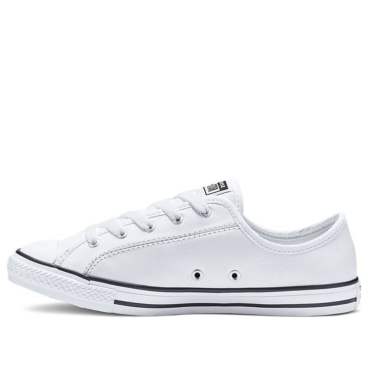(WMNS) Converse Chuck Taylor All Star Dainty Low Top Leather Pure White 564984C
