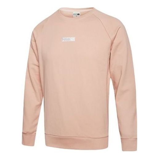 PUMA Street Style Long Sleeves Sweatshirts 'Pink White' 597358-70