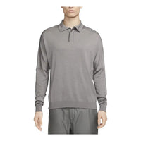 Nike ESC Long Sleeve Knit Polo 'Grey' DV7462-029