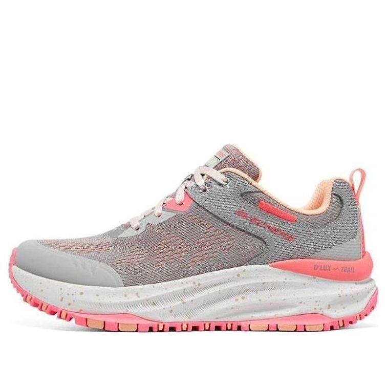 (WMNS) Skechers DLux Trail 'Grey Pink Red' 149842-GYPK