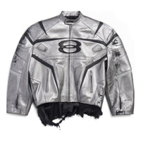 Balenciaga Unity Sports Icon Racer Jacket 'Silver' 787430TQS128106