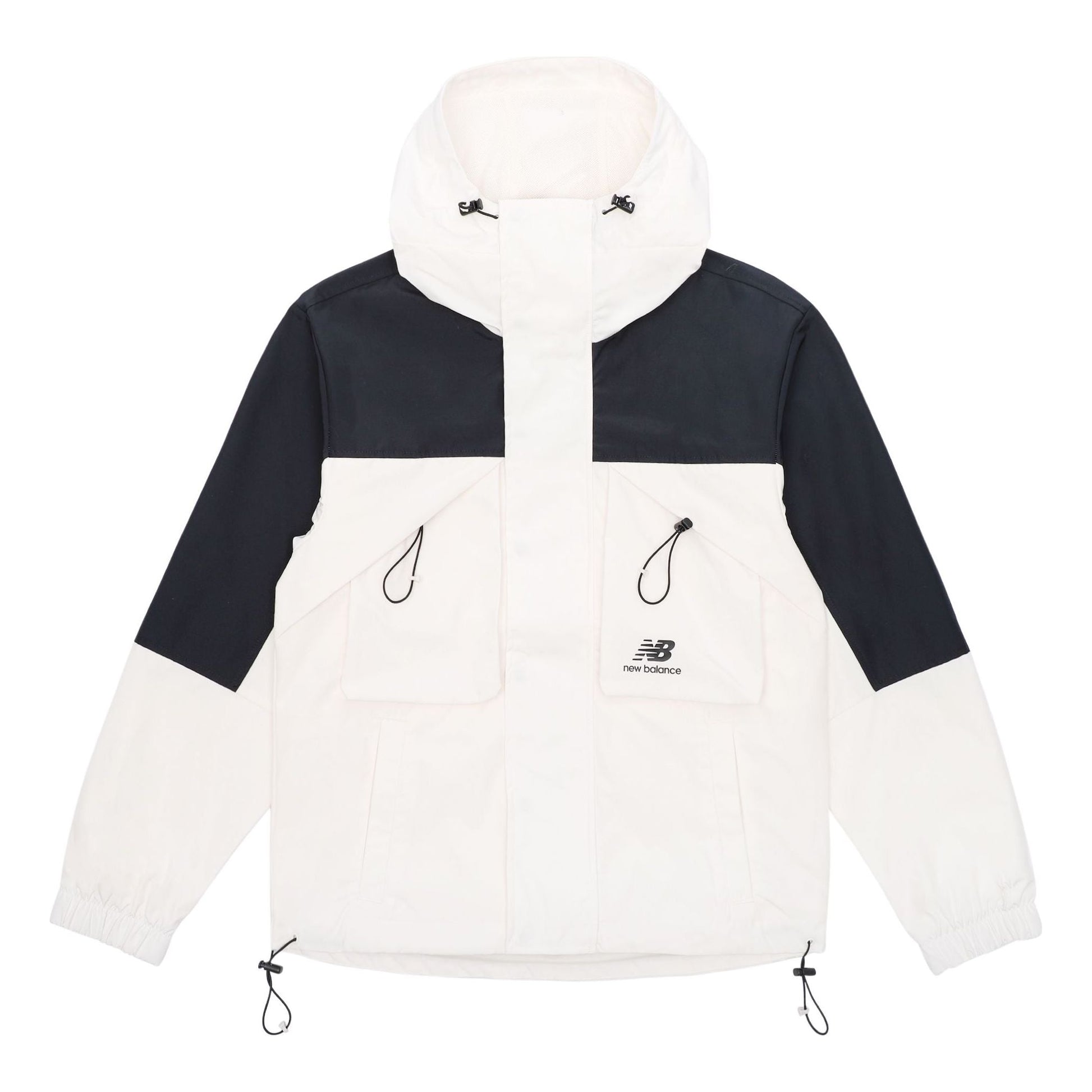 New Balance Men's New Balance Multiple Pockets Casual Sports Breathable Woven Jacket White AMJ13376-IV