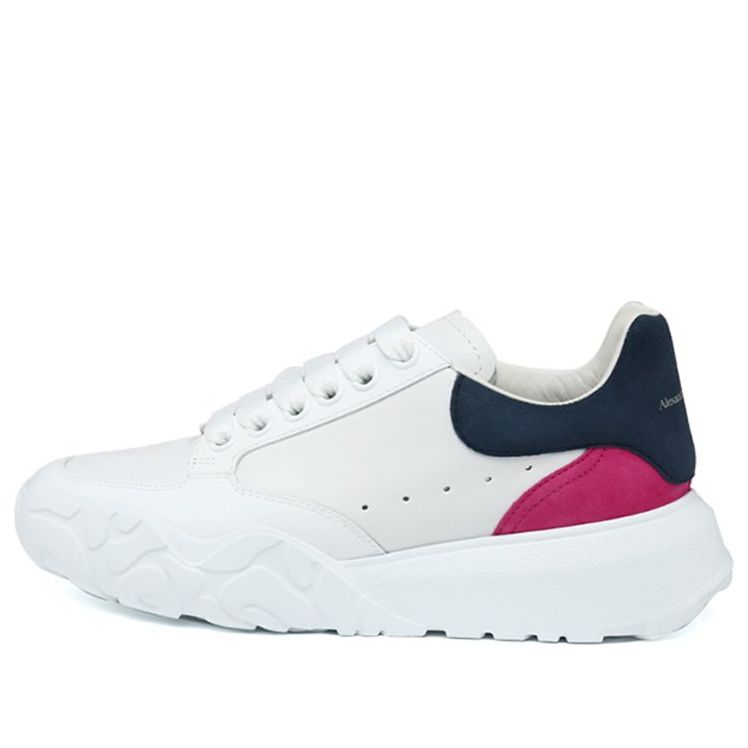 (WMNS) Alexander McQueen Court Trainer 'Navy Pink' 633915WHZ9B9717