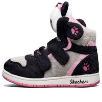 (GS) Skechers Sugarcanes Panda Shoes 'Black Grey Pink' 80689N-BKPK