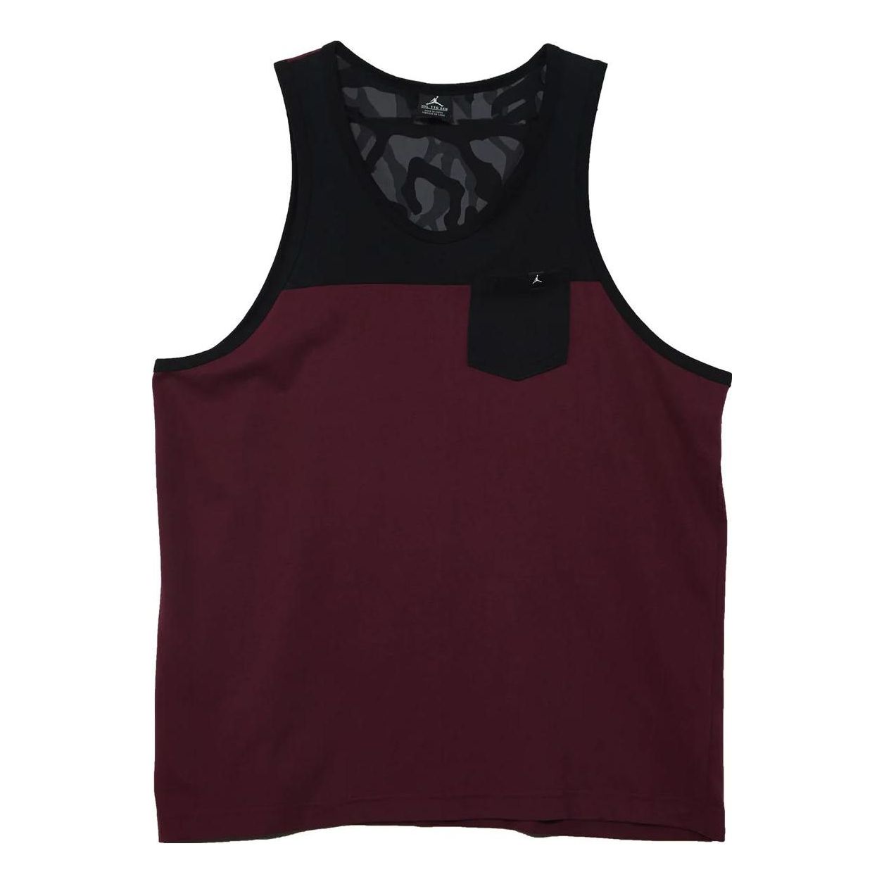 Air Jordan Ele Camo Tank Top 'Black Red' 689003-637