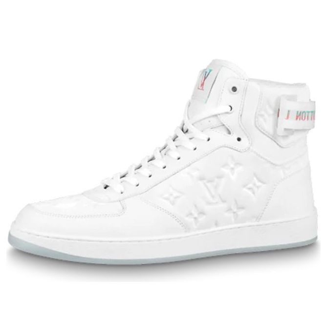 LOUIS VUITTON Rivoli Ankle Sneakers 'White Monogram' 1A8K2D