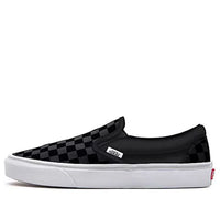 Vans Customs Checkerboard Slip-on Black/Grey Blackgray VN0A3CST012