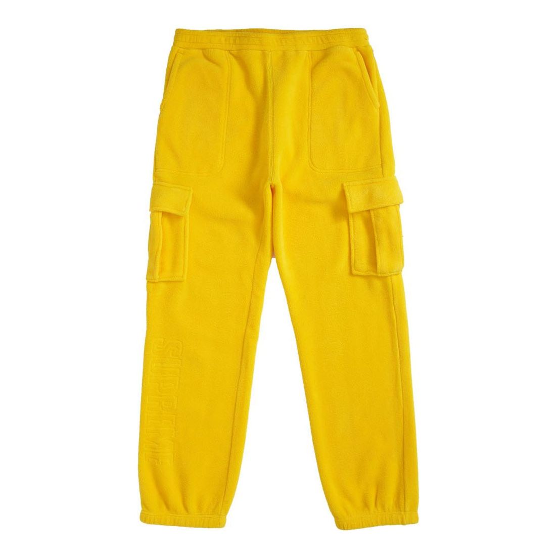 Supreme FW18 Polartec Cargo Pant Yellow polar fleece Long Pants SUP-FW18-1297
