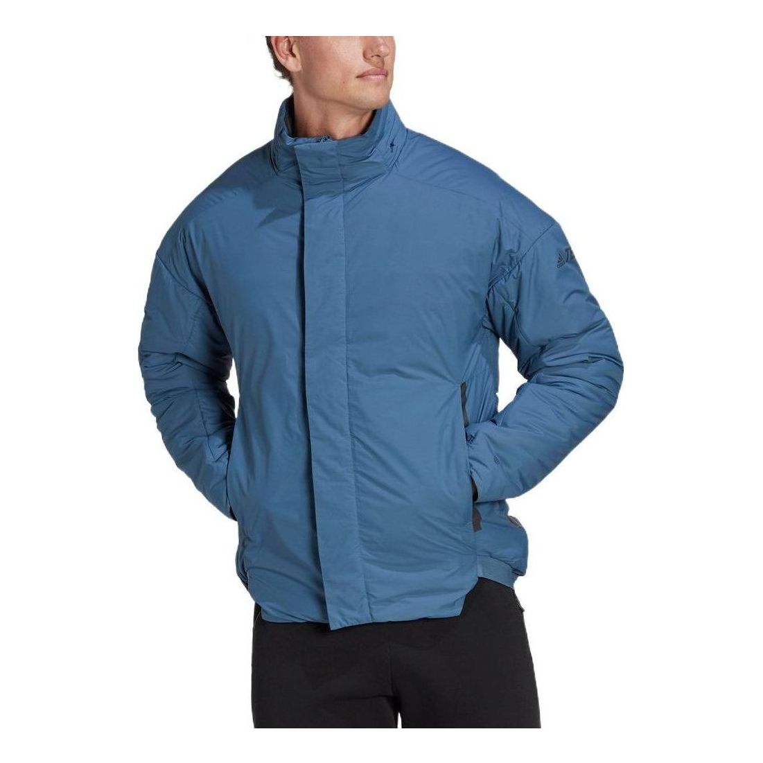 adidas Terrex Outdoor Cotton Jacket Asia Sizing 'Teal' HG6034
