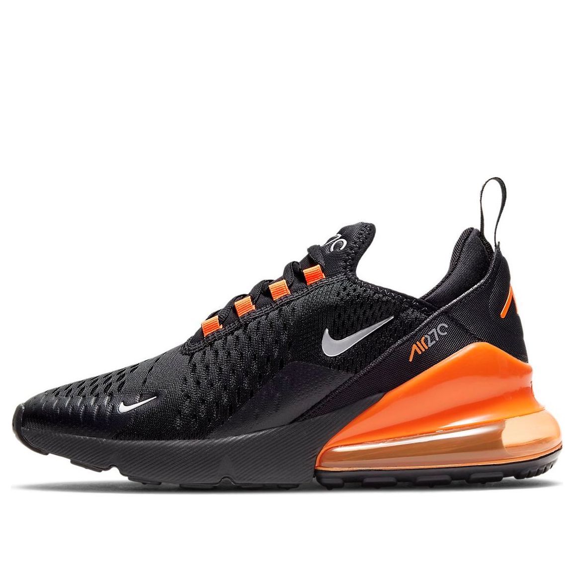 (GS) Nike Air Max 270 'Black Total Orange' DC9199-001