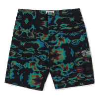 A Bathing Ape SS23 Thermography Cargo Shorts 'Black' 1J30-153-013