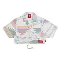 (WMNS) KITH x Coca Cola Cropped Camp Collar 'Ivory Multi' KHW3226-104
