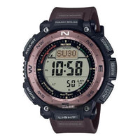 Casio Pro Trek Fashion Stylish Analog Watch 'Black Metallic Rose Gold' PRW-3400Y-5JF