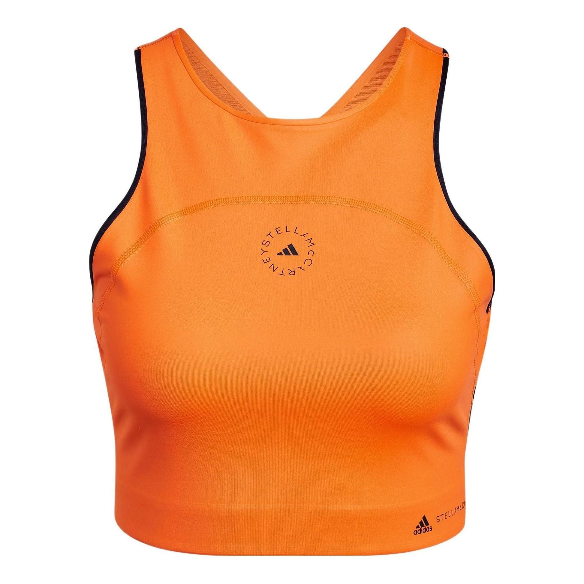(WMNS) adidas By Stella McCartney TruePace Running Crop Top Asia Sizing 'Orange' HB6088