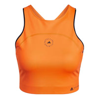 (WMNS) adidas By Stella McCartney TruePace Running Crop Top Asia Sizing 'Orange' HB6088