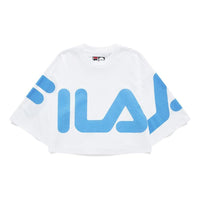 FILA FUSION Large Logo Printing Loose Sports Short Sleeve White T11W132104F-WT
