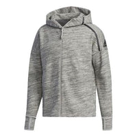 adidas Zne Hoody Sports Stylish Hooded Jacket Gray FJ0227