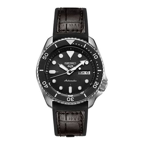 Men's SEIKO No. 5 Mechanical Watch Classic Black SRPD55K2