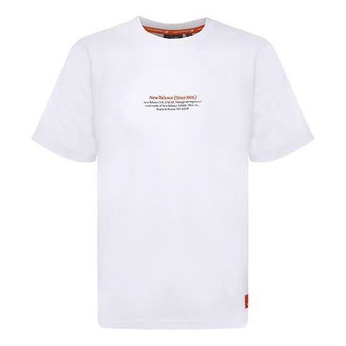 New Balance Men's New Balance Athleisure Casual Sports Short Sleeve White NCNEA2N041-IV