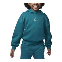 (GS) Air Jordan Icon Play Pullover Hoodie 'Teal' 35C695-U9C