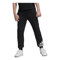(GS) adidas Must Haves Pants Asia Sizing 'Black White' DV0786