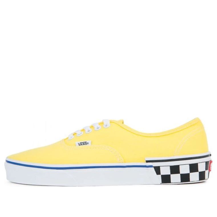 Vans Authentic 'Check Block - Blazing Yellow' VN0A38EMVJS