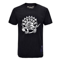 Mitchell & Ness NBA Series Toronto Raptors Printing Short Sleeve Couple Style Black MN13S27-TOR-BLACK