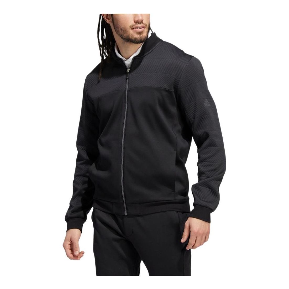 adidas zipped jacket 'Black' HN5927