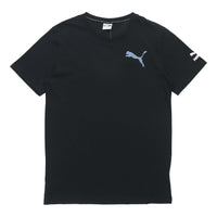 PUMA Casual Graphic T-Shirt 'Black White Blue' 596631-01