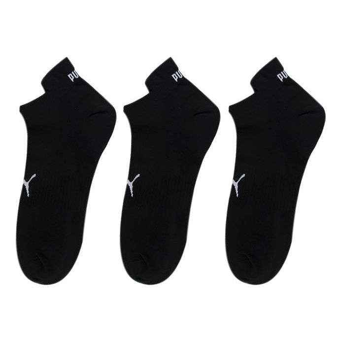 PUMA Sport Short Socks 3 Pack 'Black White' 935550-01