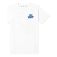 Off-White SS21 Back Logo Printing Short Sleeve White OMAA027R21JER0050140