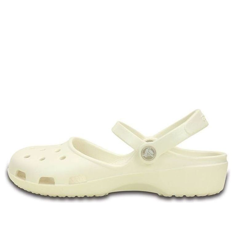 (WMNS) Crocs Classic Clog Beach White Sandals 202494-159