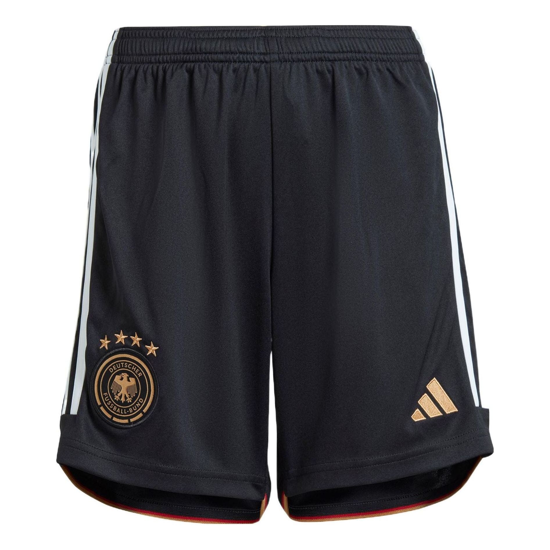 (GS) adidas Germany 22 Home Shorts 'Black' HF1465