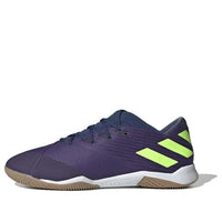 adidas x Messi Nemeziz 19.3 IN 'Tech Indigo Signal Green' EF1812