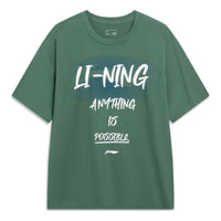Li-Ning Anything Is Possible Graphic T-shirt 'Green' AHST547-3