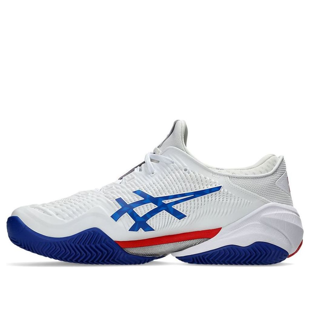 ASICS Court FF 3 Novak Clay 'Paris White Asics Blue' 1041A499-100